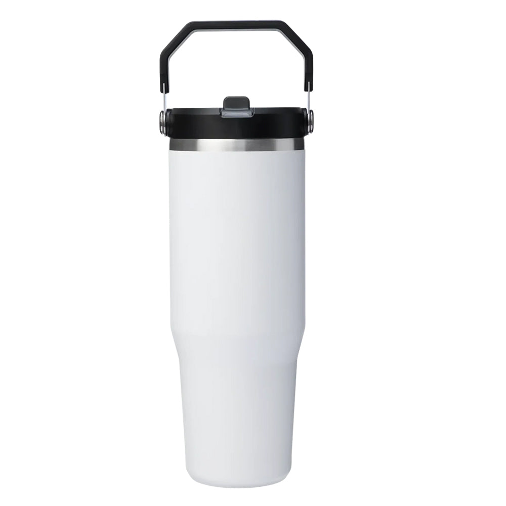 00149PT TERMO ICEFLOW FLIP STRAW 30oz CHALK MARCA STANLEY