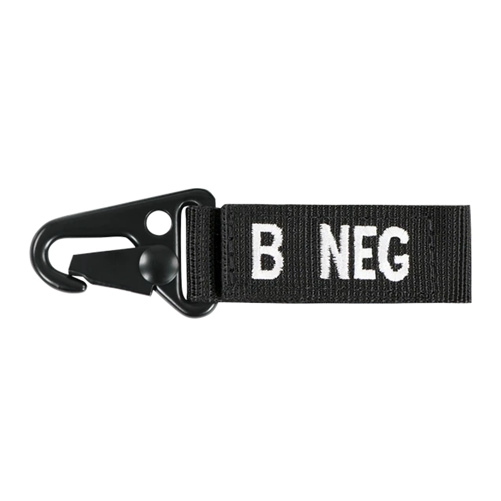 LLAVERO CONDOR TIPO DE SANGRE B- NEGRO 239B-002