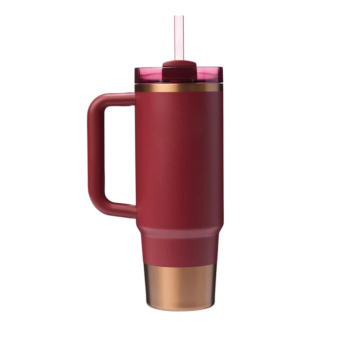 00389PT TERMO QUENCHER 30oz GILDED POMEGRANATE MARCA STANLEY