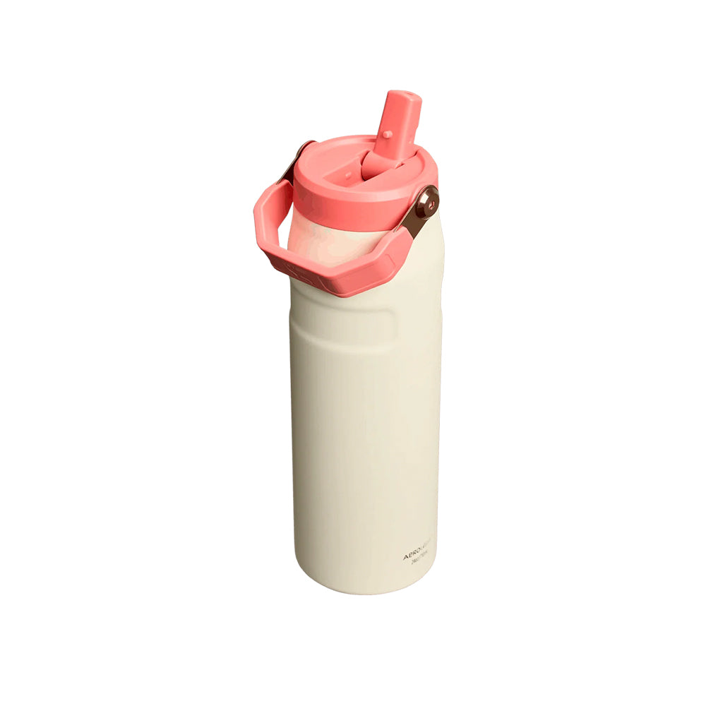 00430PT TERMO ICEFLOW AEROLIGHT FLIP STRAW SAN VALENTIN 24oz CREAM ROSE GOLD MARCA STANLEY