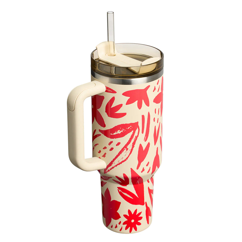 00615PT TERMO QUENCHER 40oz RESORT FLORAL MARCA STANLEY