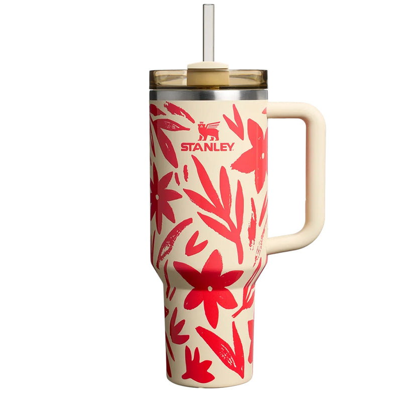 00615PT TERMO QUENCHER 40oz RESORT FLORAL MARCA STANLEY