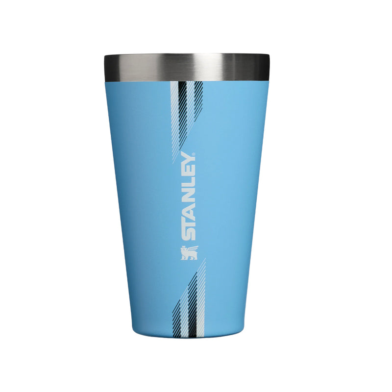 08276PT VASO ADVENTURE APILABLE 16oz PINT COUNTRY TEAM LIGHT BLUE WHITE MARCA STANLEY