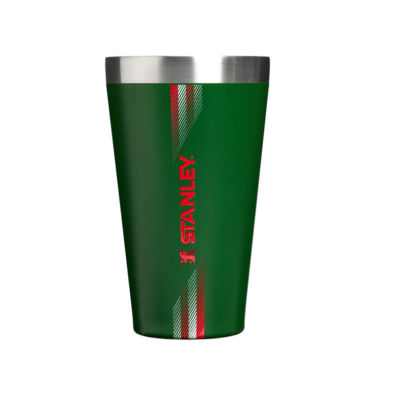 08278PT VASO ADVENTURE APILABLE 16oz PINT COUNTRY TEAM DARK GREEN RED MARCA STANLEY