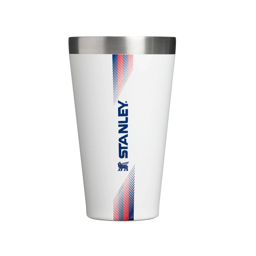 08279PT VASO ADVENTURE APILABLE 16oz PINT COUNTRY TEAM WHITE DARK BLUE MARCA STANLEY