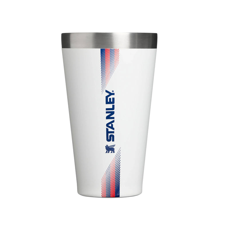 08279PT VASO ADVENTURE APILABLE 16oz PINT COUNTRY TEAM WHITE DARK BLUE MARCA STANLEY