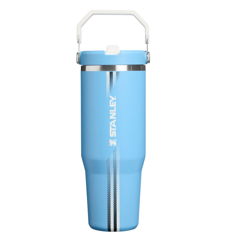 08308PT TERMO ICEFLOW FLIP STRAW 30oz HEAT WAVE COUNTRY TEAM LIGHT BLUE WHITE MARCA STANLEY