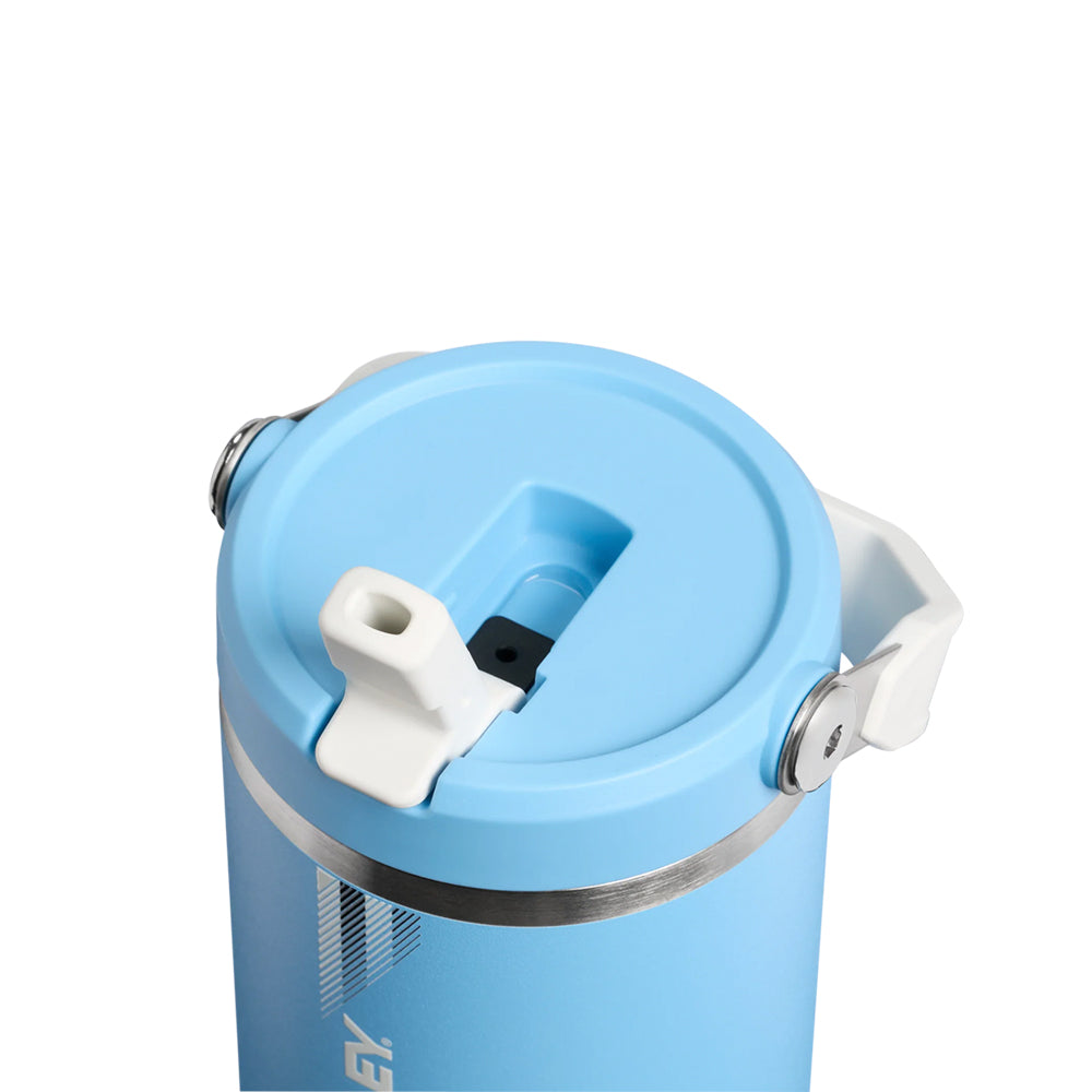 08308PT TERMO ICEFLOW FLIP STRAW 30oz HEAT WAVE COUNTRY TEAM LIGHT BLUE WHITE MARCA STANLEY