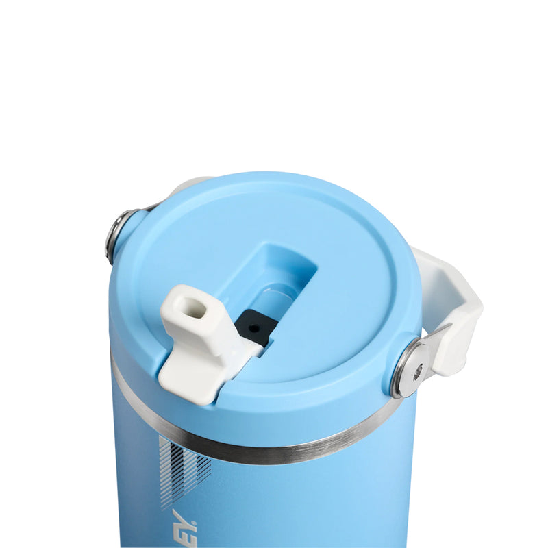 08308PT TERMO ICEFLOW FLIP STRAW 30oz HEAT WAVE COUNTRY TEAM LIGHT BLUE WHITE MARCA STANLEY
