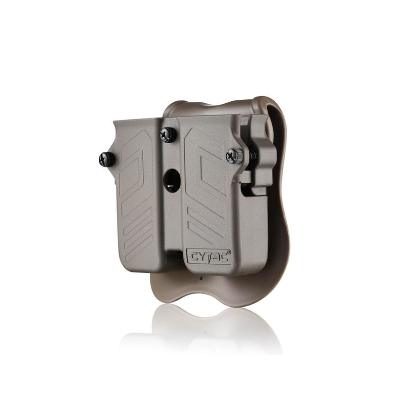 1-M1MPU02 PORTA CARGADOR UNIVERSAL DOUBLE M-POUCH COYOTE MARCA CYTAC