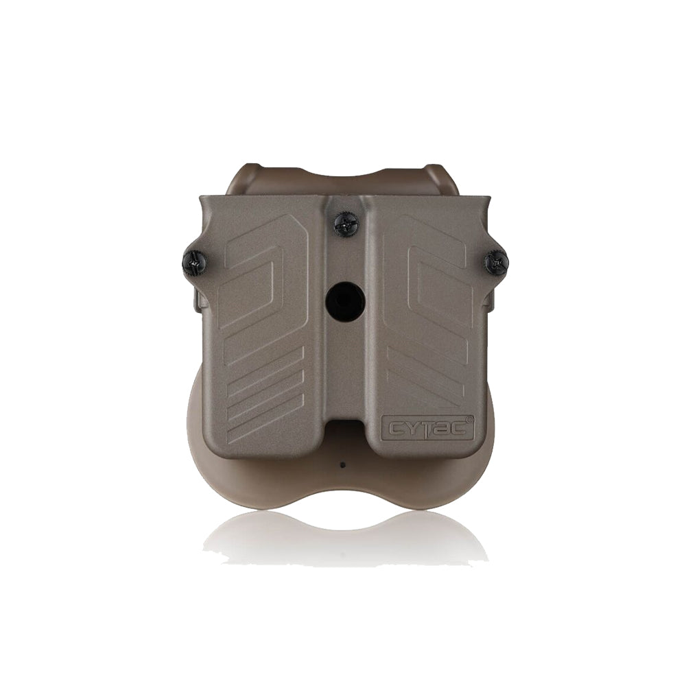 1-M1MPU02 PORTA CARGADOR UNIVERSAL DOUBLE M-POUCH COYOTE MARCA CYTAC