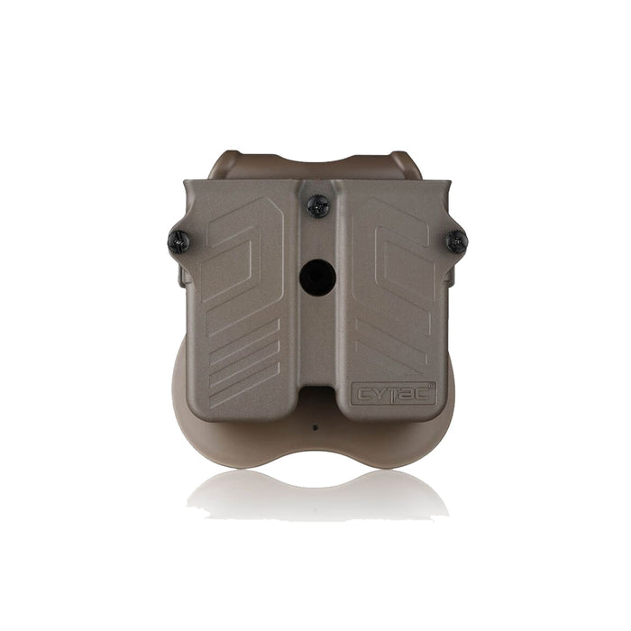 1-M1MPU02 PORTA CARGADOR UNIVERSAL DOUBLE M-POUCH COYOTE MARCA CYTAC