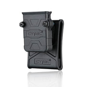 1-M1UUC10 PORTA CARGADOR SENCILLO UNIVERSAL DE POLIMERO PARA 9MM .40 Y .45  ARMA COMPACTA MARCA CYTAC