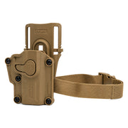 1-UR143 FUNDA UNIVERSAL MEGA FIT LOW RIDE BELT LOOP KHAKI MARCA CYTAC