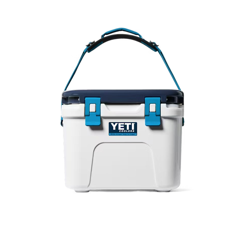 10033440024 HIELERA RIGIDA ROADIE 15 BLANCO/AZUL MARCA YETI