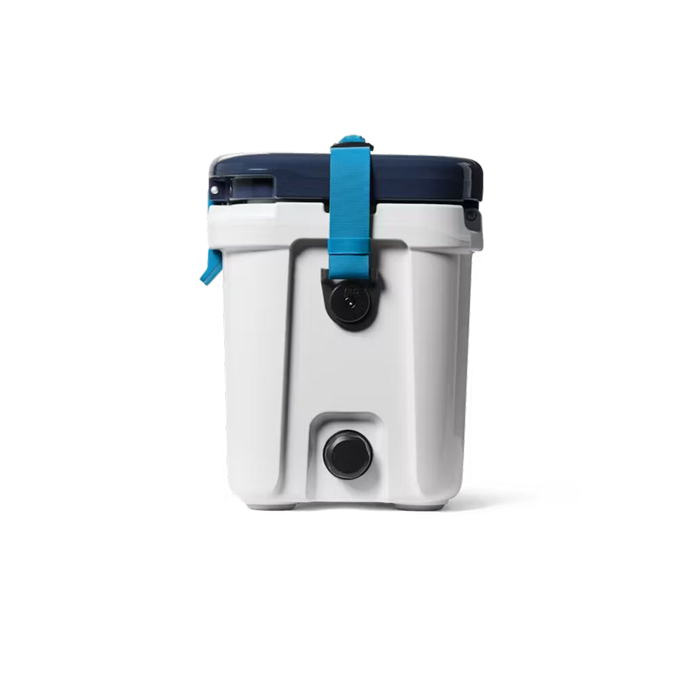 10033440024 HIELERA RIGIDA ROADIE 15 BLANCO/AZUL MARCA YETI
