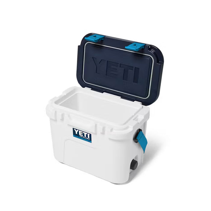10033440024 HIELERA RIGIDA ROADIE 15 BLANCO/AZUL MARCA YETI