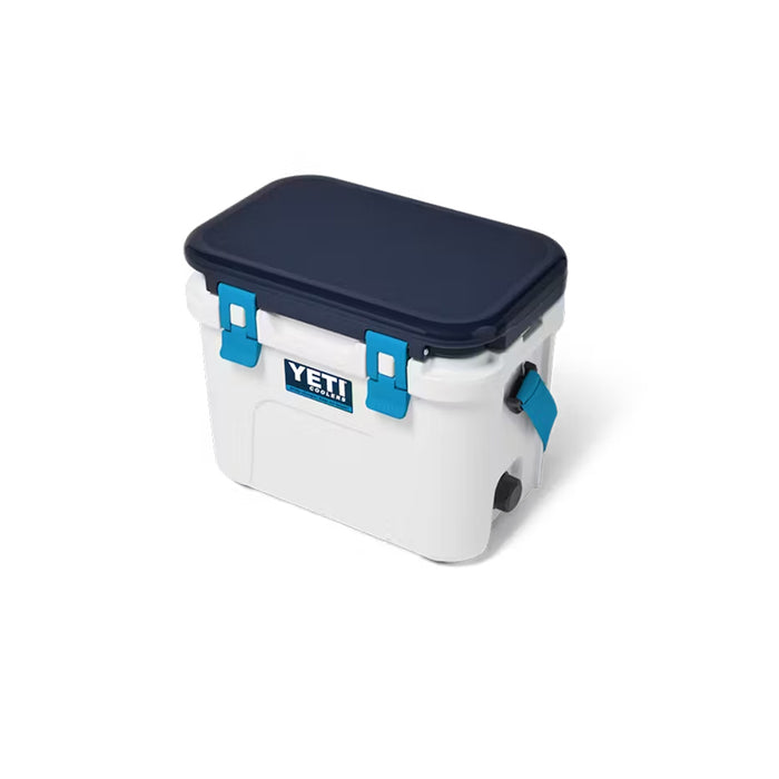 10033440024 HIELERA RIGIDA ROADIE 15 BLANCO/AZUL MARCA YETI