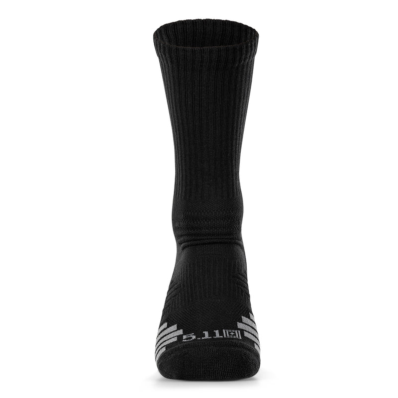 10044-019 CALCETINES DUTY READY PLUS CREW PAQUETE DE 3 NEGRO MARCA 5.11 T. M