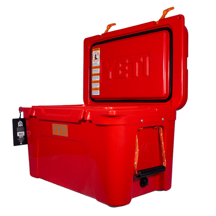 10045260029 HIELERA RIGIDA TUNDRA 45 RESCUE RED/BURNT ORANGE MARCA YETI