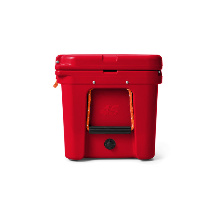 10045260029 HIELERA RIGIDA TUNDRA 45 RESCUE RED/BURNT ORANGE MARCA YETI