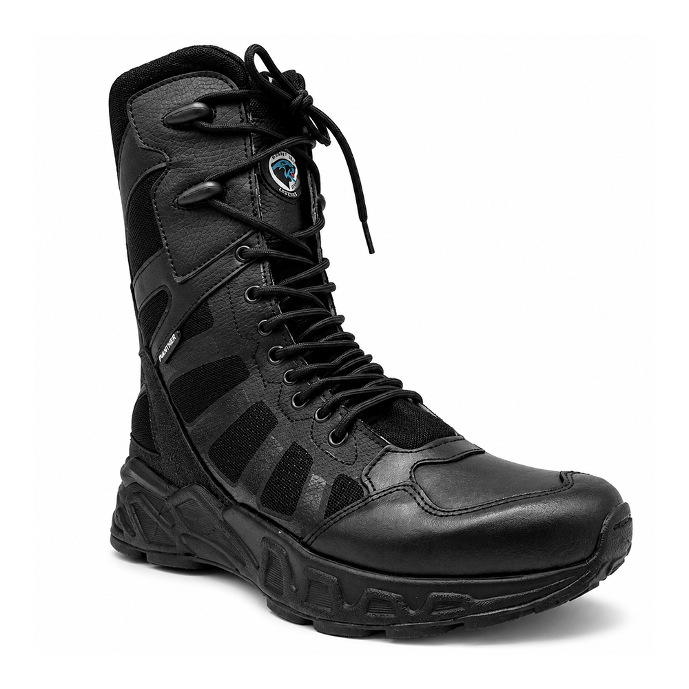 100501 BOTA TACTICA NeoTac LT DE 10" PUNTA BOLEABLE NEGRA MARCA PANTHER
