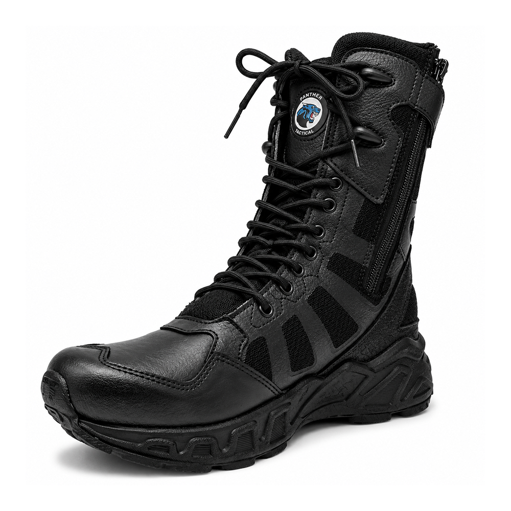 100501 BOTA TACTICA NeoTac LT DE 10" PUNTA BOLEABLE NEGRA MARCA PANTHER