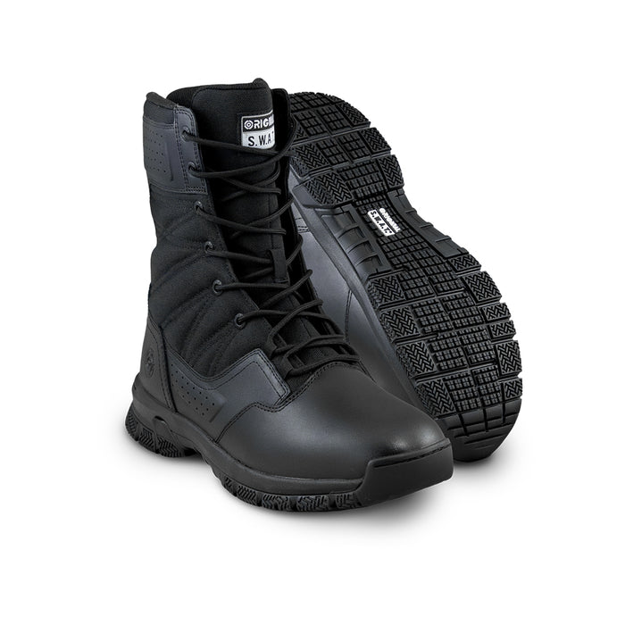 106301 BOTA  PROTEC 8" CON CIERRE NEGRA MARCA ORIGINAL SWAT