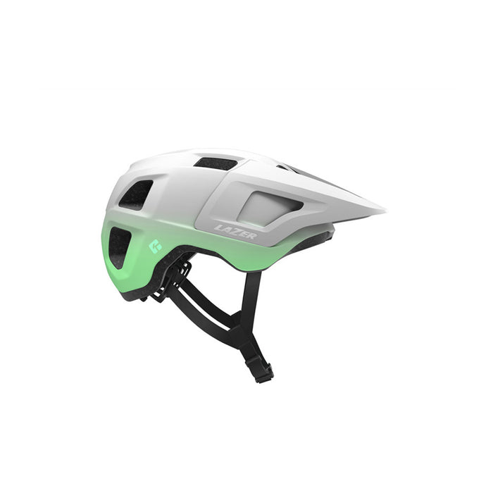 1080411 CASCO FINCH KC BLANCO/MENTA MATTE MARCA LAZER