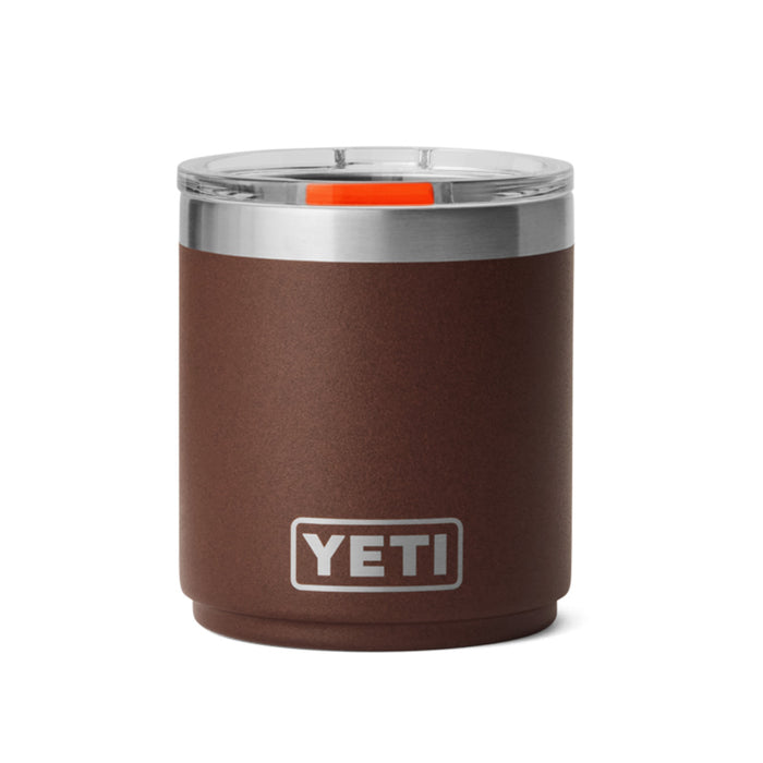 21071504171 TERMO RAMBLER 10oz LOWBALL 2.0 TAPA MAGNETICA WETLANDS BROWN MARCA YETI