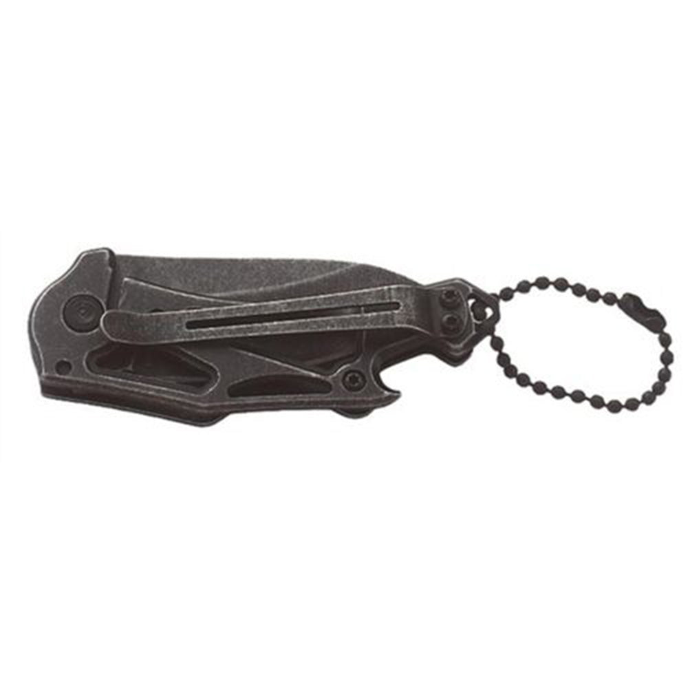 LLAVERO NAVAJA SMITH&WESSON PLEGABLE STONEWASH ACERO SW-1100064