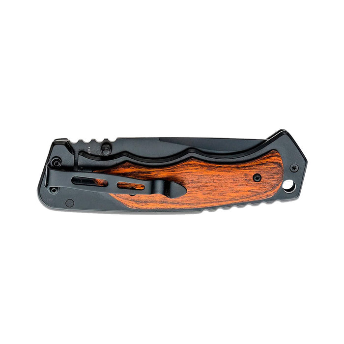 1136969 NAVAJA CON MANGO DE MADERA MARCA SMITH&WESSON