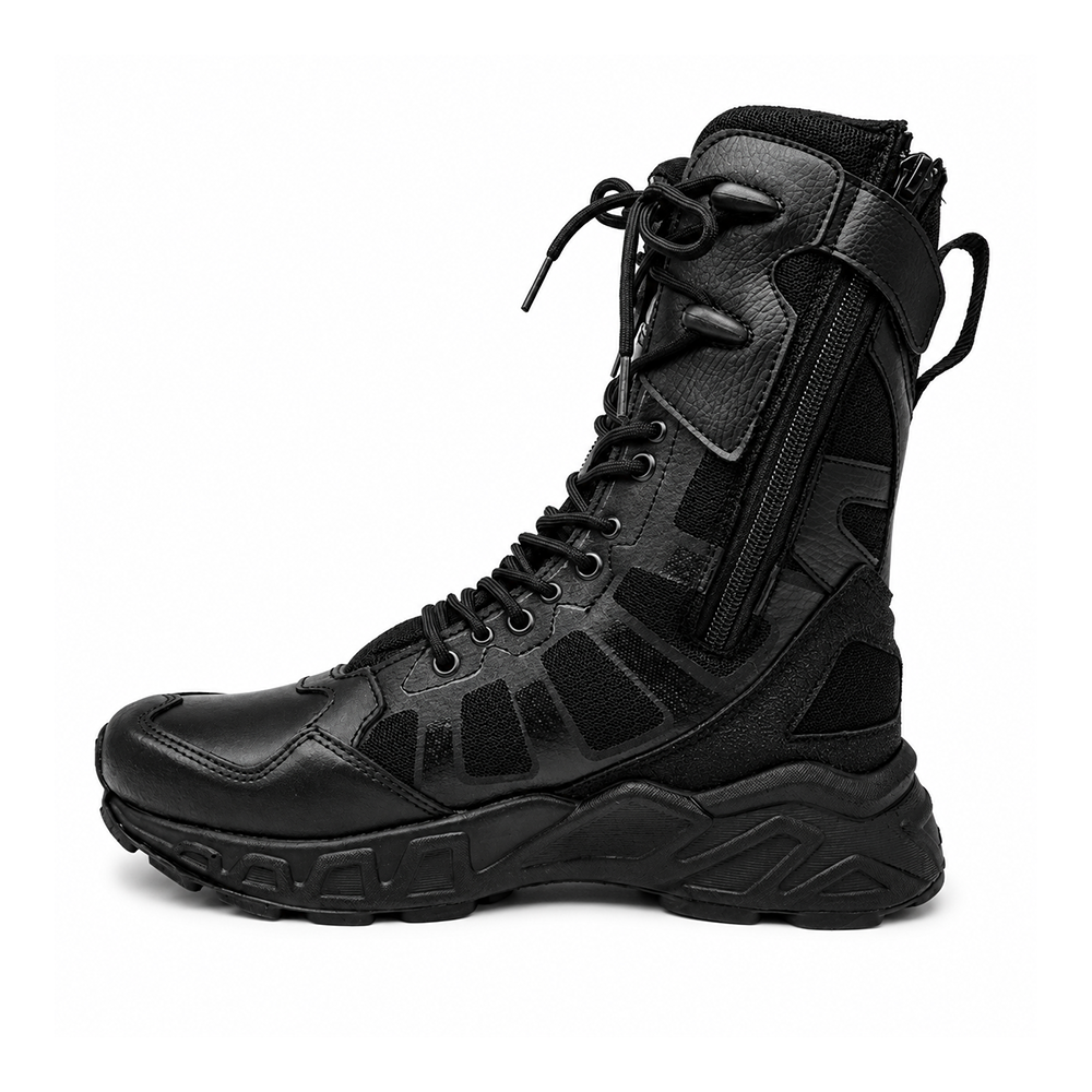 100501 BOTA TACTICA NeoTac LT DE 10" PUNTA BOLEABLE NEGRA MARCA PANTHER