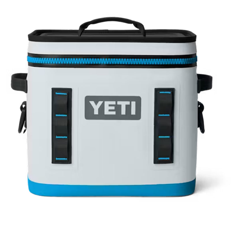 18060131933 HIELERA SUAVE HOPPER FLIP 12 FOG GRAY/AZUL MARCA YETI