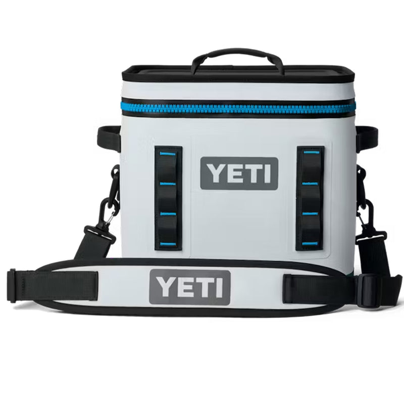 18060131933 HIELERA SUAVE HOPPER FLIP 12 FOG GRAY/AZUL MARCA YETI