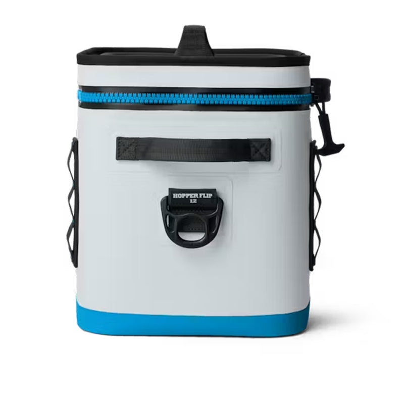18060131933 HIELERA SUAVE HOPPER FLIP 12 FOG GRAY/AZUL MARCA YETI