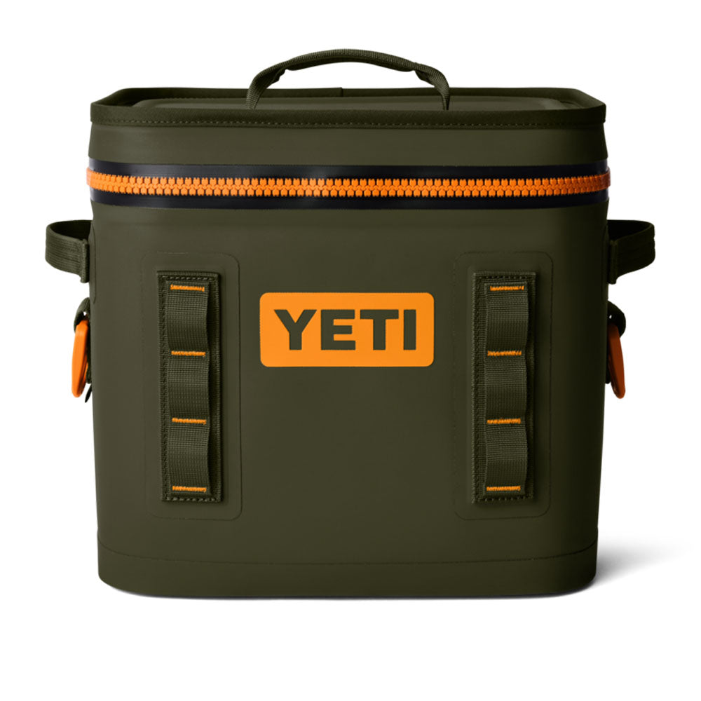 18060132301 HIELERA SUAVE HOPPER FLIP 12 OLIVE/KING CRAB ORANGE MARCA YETI