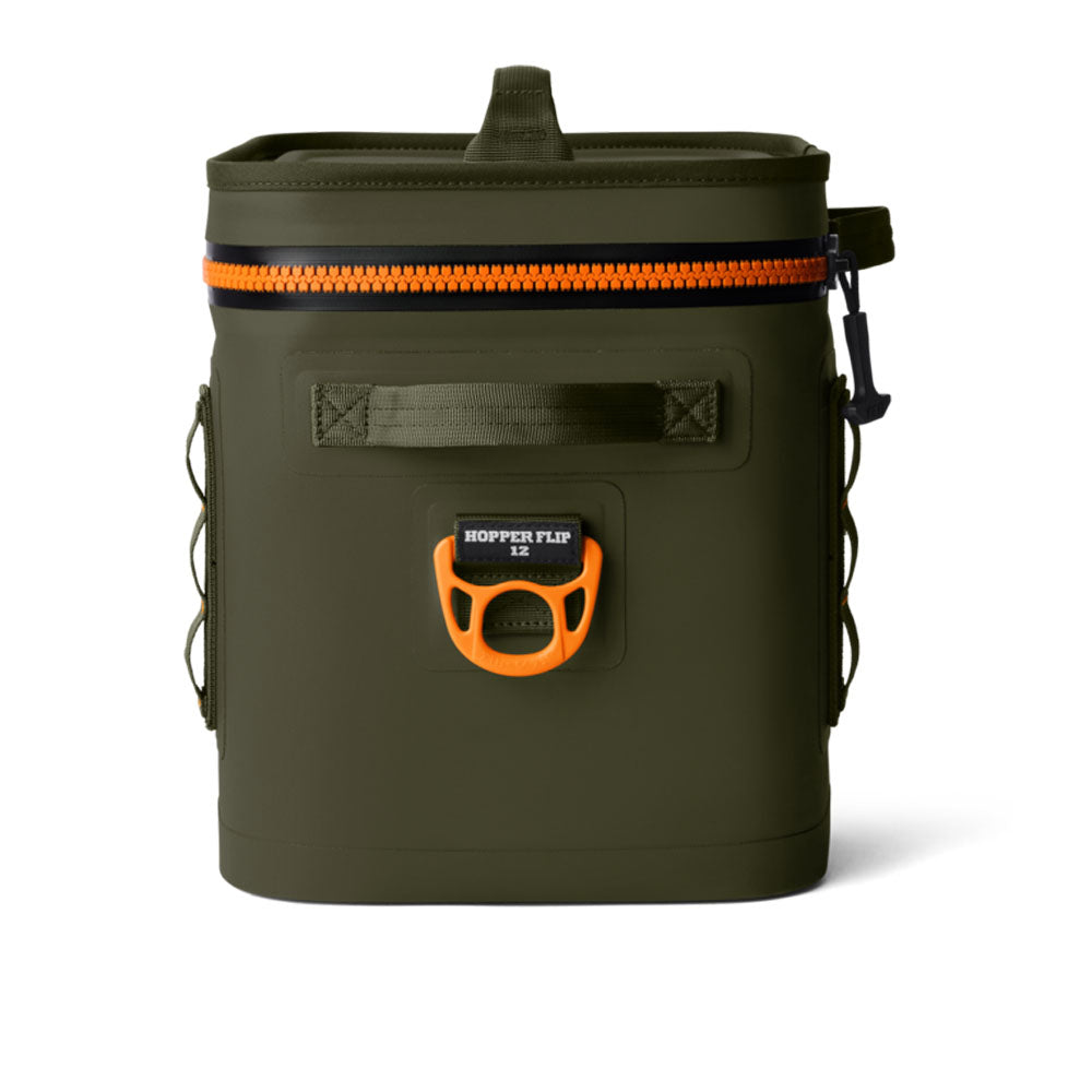 18060132301 HIELERA SUAVE HOPPER FLIP 12 OLIVE/KING CRAB ORANGE MARCA YETI