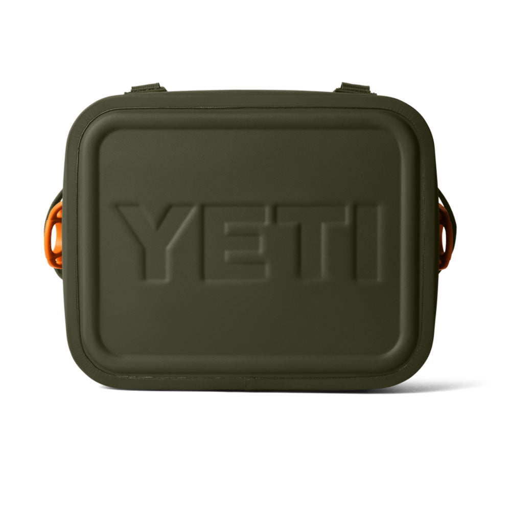 18060132301 HIELERA SUAVE HOPPER FLIP 12 OLIVE/KING CRAB ORANGE MARCA YETI