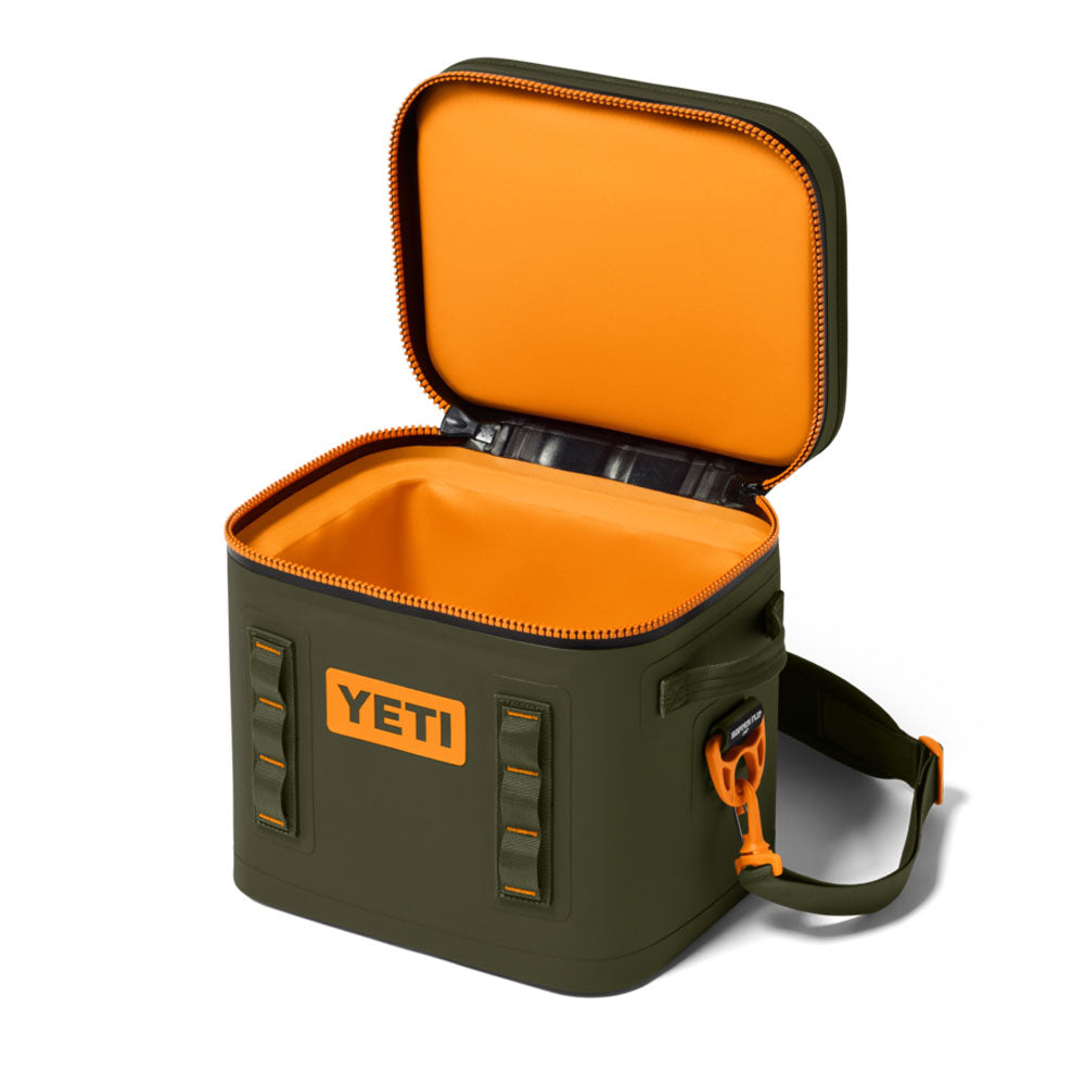 18060132301 HIELERA SUAVE HOPPER FLIP 12 OLIVE/KING CRAB ORANGE MARCA YETI