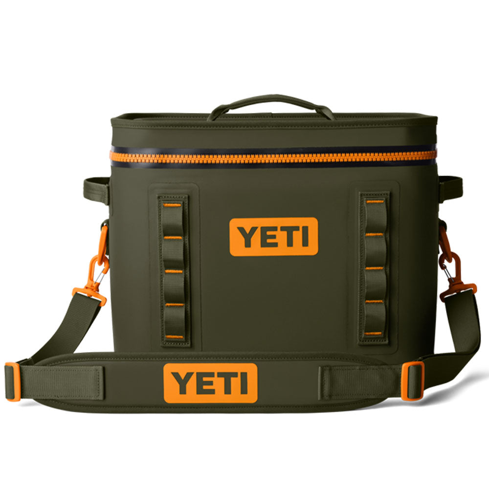 18060132302 HIELERA SUAVE HOPPER FLIP 18 OLIVE/KING CRAB ORANGE MARCA YETI