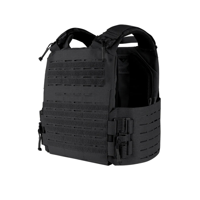 201216-002 PORTA PLACAS VANQUISH RS NEGRO MARCA CONDOR