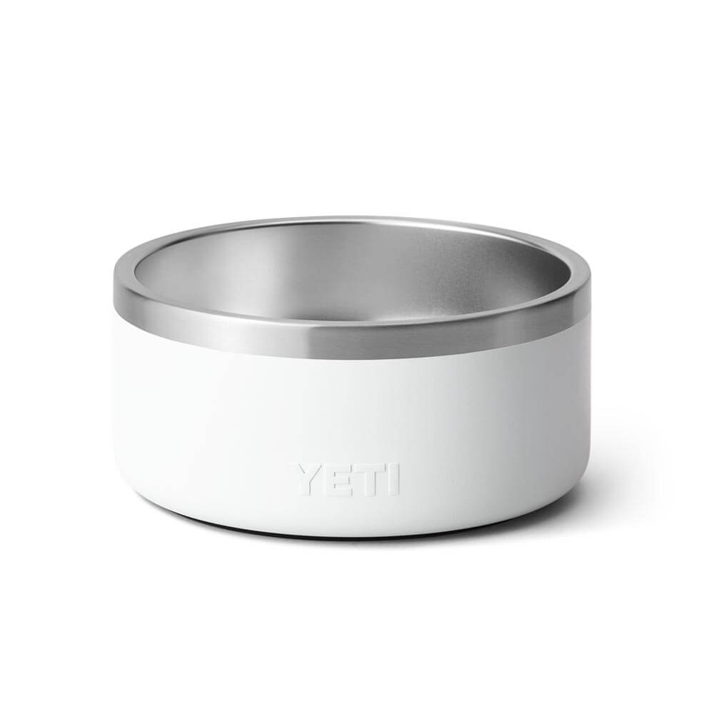 21071504138 PLATO PARA PERRO BOOMER 4 BLANCO MARCA YETI