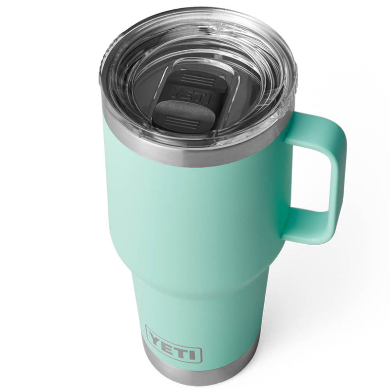 21071502288 TAZA RAMBLER 30oz TRAVEL MUG CON TAPA STRONGHOLD SEAFOAM MARCA YETI