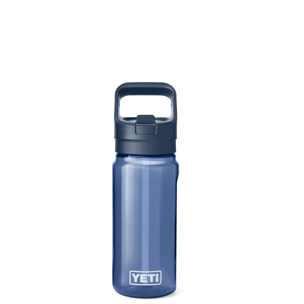 21071502485 BOTELLA DE AGUA YONDER 600ml COLOR MATCHED STRAW CAP MARINO MARCA YETI