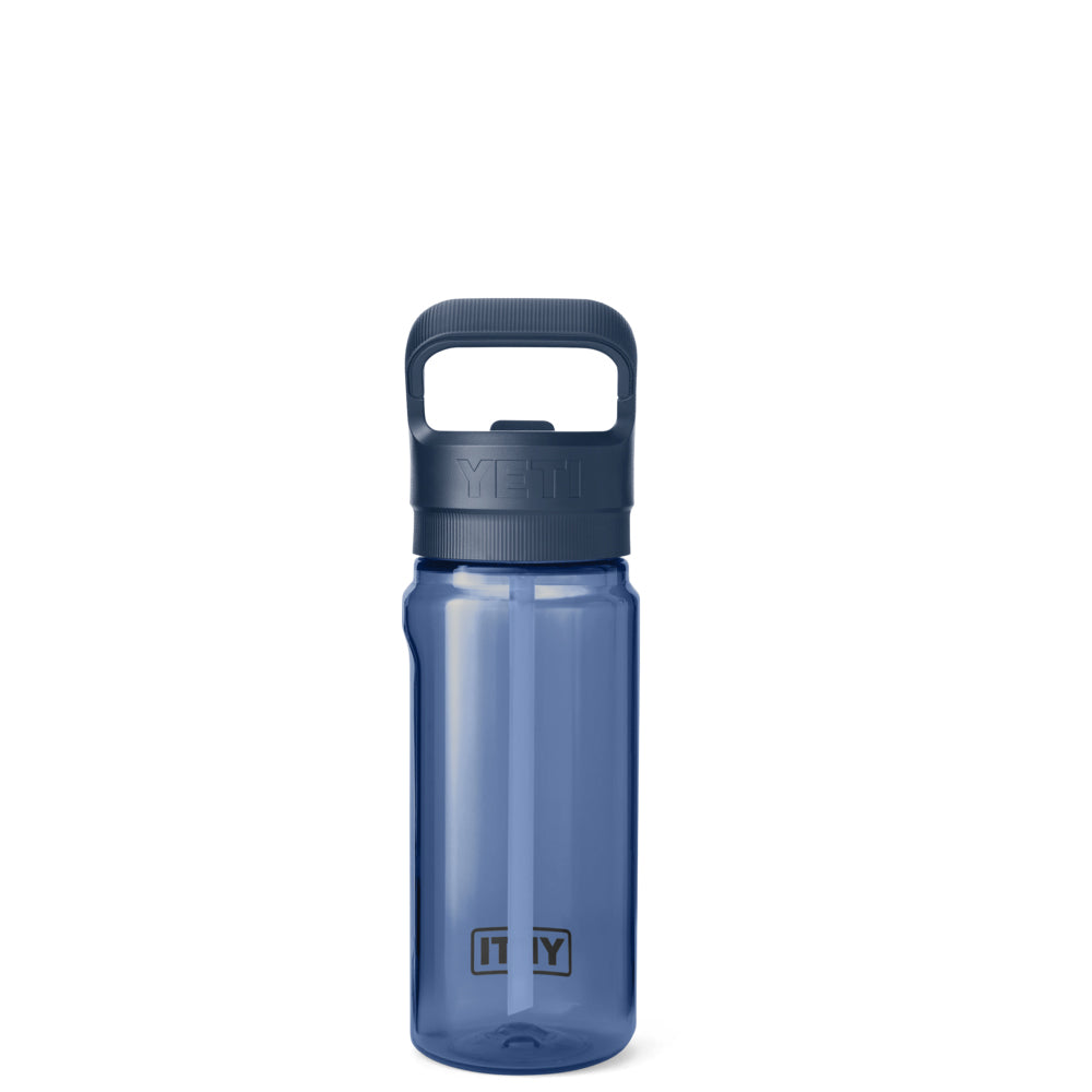21071502485 BOTELLA DE AGUA YONDER 600ml COLOR MATCHED STRAW CAP MARINO MARCA YETI