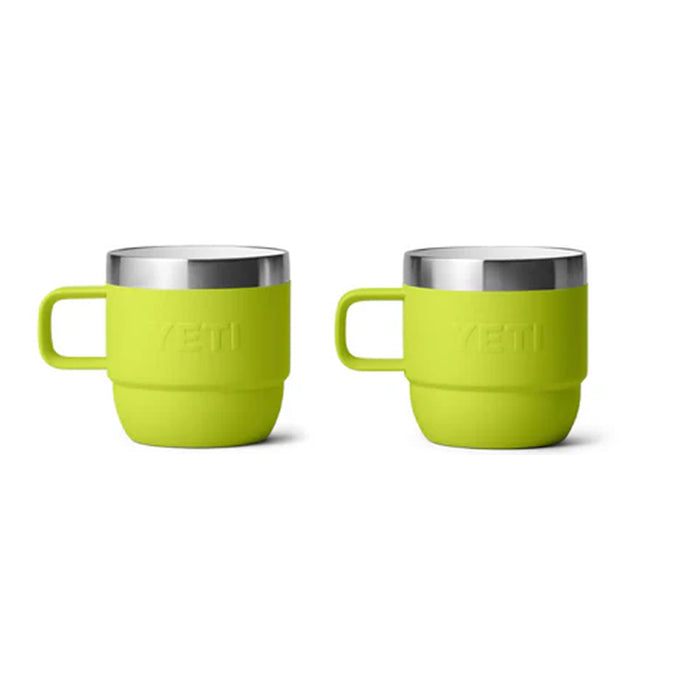 21071502523 TAZA RAMBLER 6oz STACKABLE 2 PIEZAS CHARTREUSE MARCA YETI