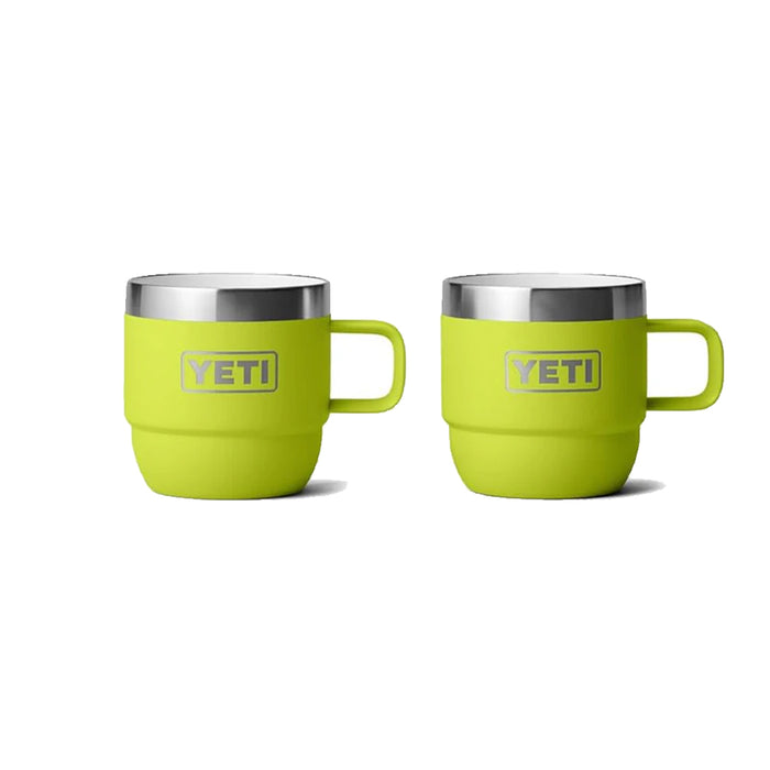 21071502523 TAZA RAMBLER 6oz STACKABLE 2 PIEZAS CHARTREUSE MARCA YETI