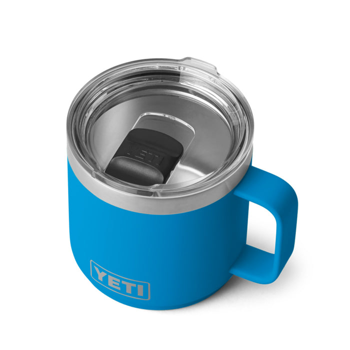 21071502669 TAZA RAMBLER 14oz MUG 2.0 TAPA MAGNETICA BIG WAVE BLUE MARCA YETI