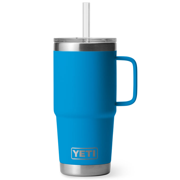 21071502678 TERMO RAMBLER 25oz STRAW MUG BIG WAVE BLUE MARCA YETI